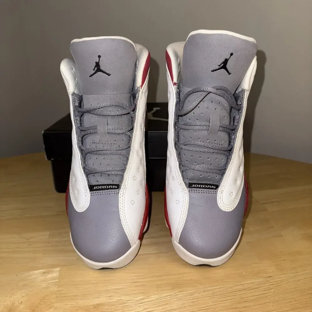 2014 Air Jordan 13 Retro Grey Toe Sz 5Y / 6.5 Women OG BOX 2014 Worn Once